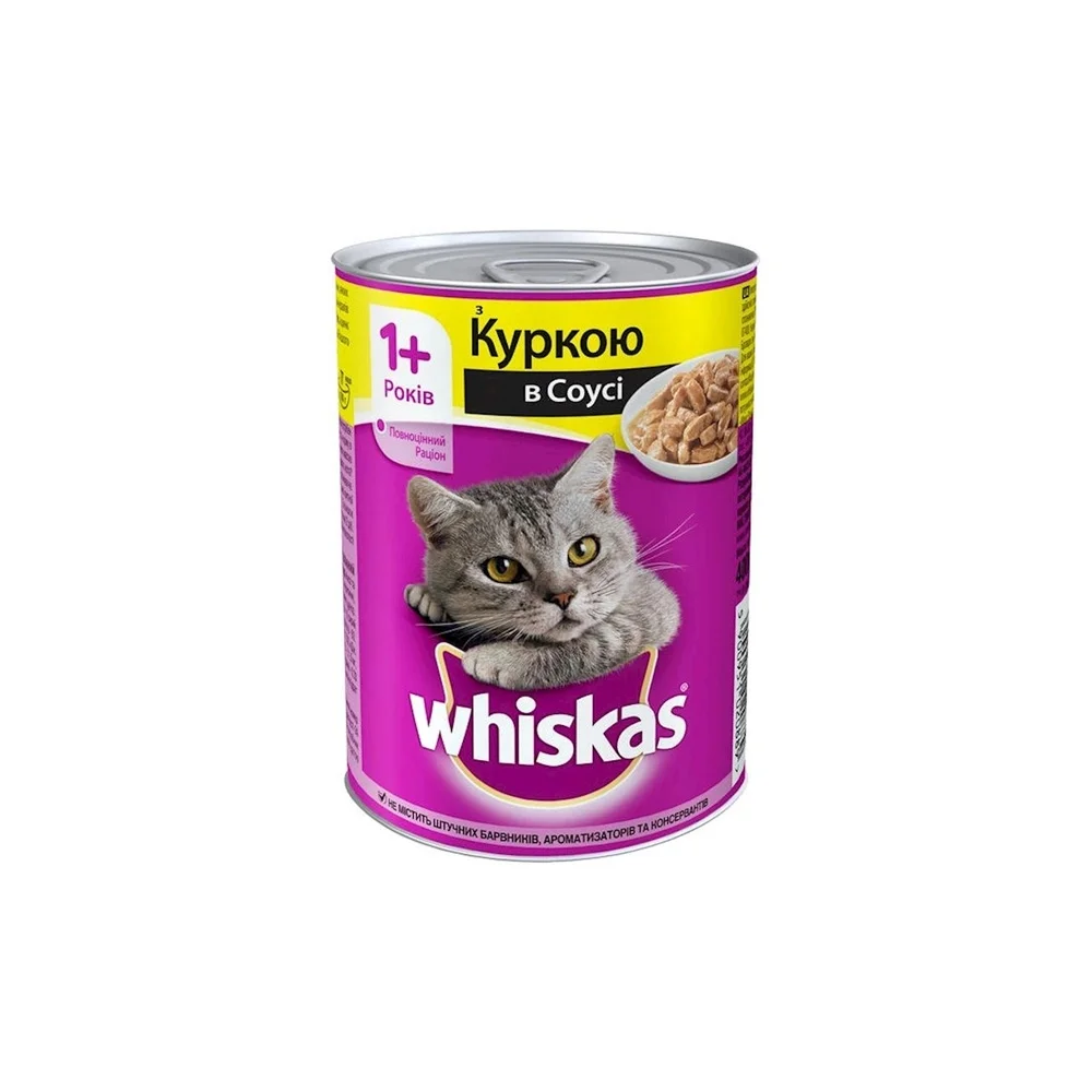 Whiskas pişik toyuqlu 400 q