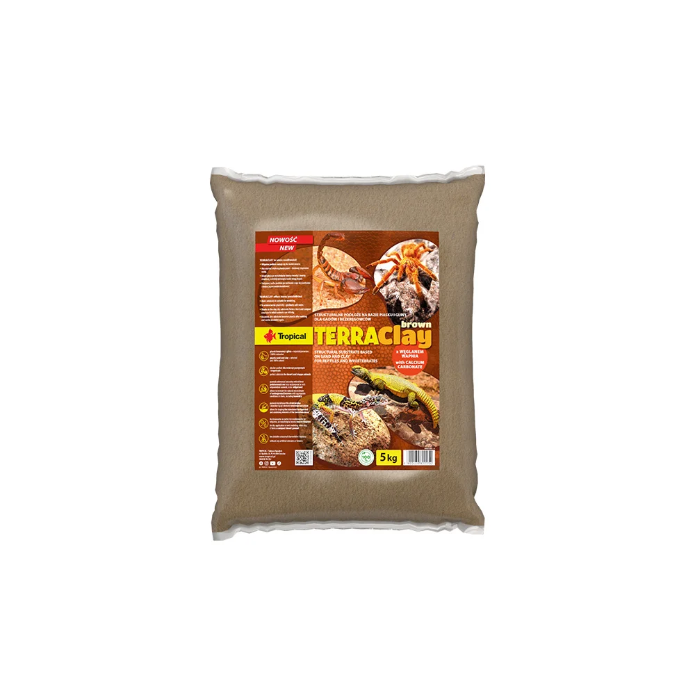 Tropicat terraclay brown 5кг