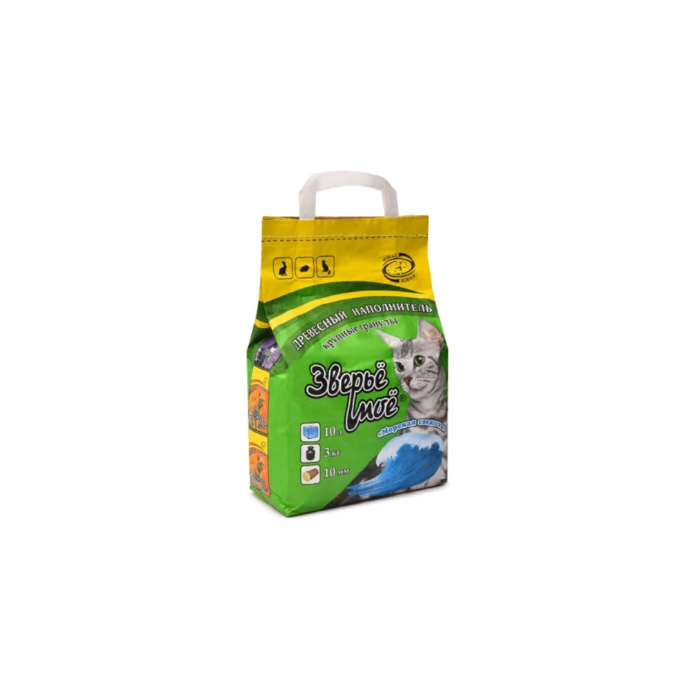 Wood Litter Ideal, Large Granules, 10 L
