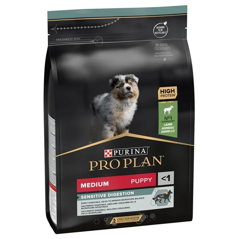 Purina Pro Plan Medium Puppy dry dog food with lamb